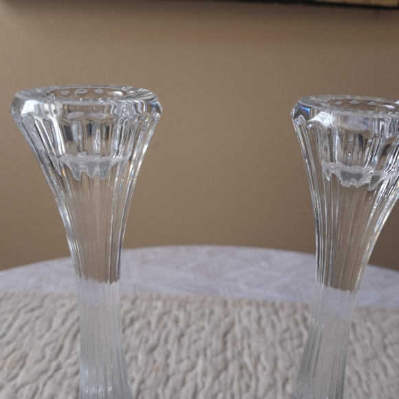 (2) Mikasa Park Lane 8" Candleholders - Picture 5 of 6